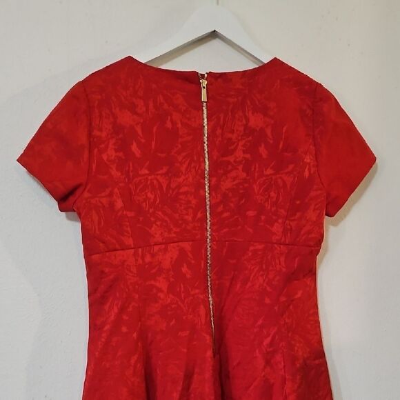 Etcetera Red A-Line Mini Dress for Weddings - Picture 7 of 8